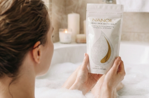 Reine Pflege und Entspannung – Das Geheimnis für schöne Haut mit Nanoil Dead Sea Bath Salt